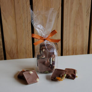 Melkchocolade noten en gedroogd fruit